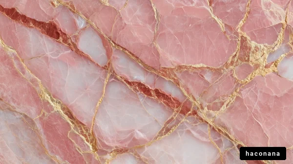 ピンクの大理石模様