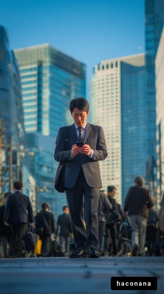 都市のビジネスマンの姿