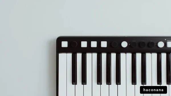 シンプルなキーボードの画像