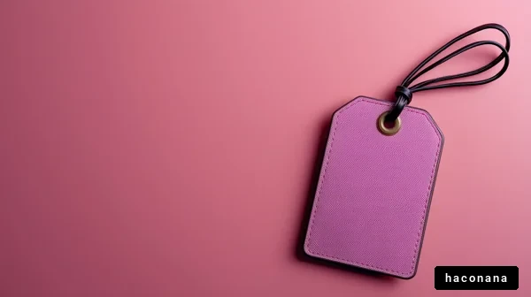 シンプルなタグのイメージ