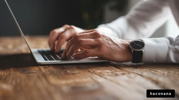 ビジネスシーンでの作業