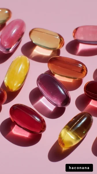 カラフルなゼリー状の錠剤