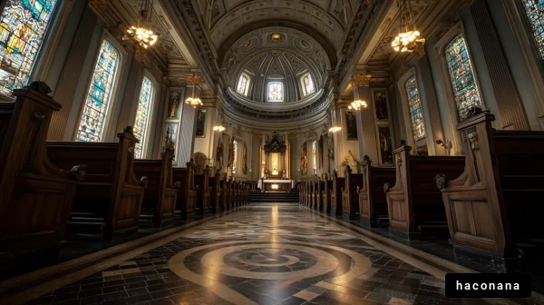美しい教会の内部