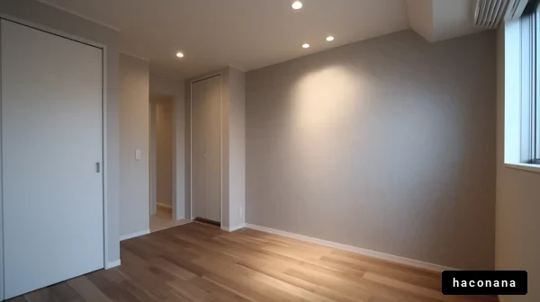 シンプルなインテリアの部屋