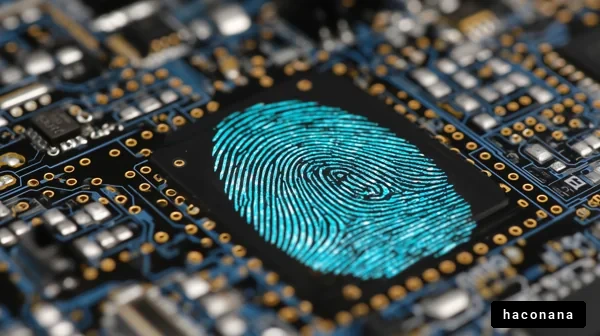 指紋認証と回路基板