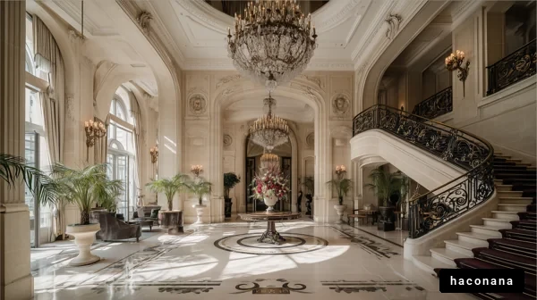 豪華なロビーの風景