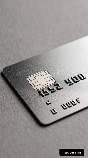 クレジットカードのマクロ写真