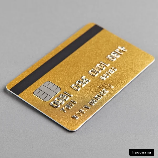 クレジットカードの拡大写真