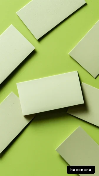 カラフルなカードの背景