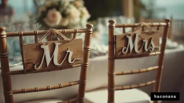 ウエディングのテーブルセッティング