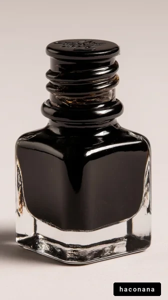 黒インクのボトル