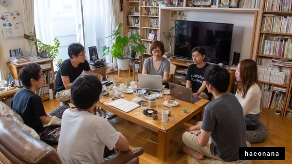 カジュアルな会議風景