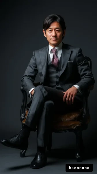 エレガントなビジネスマンのポートレート