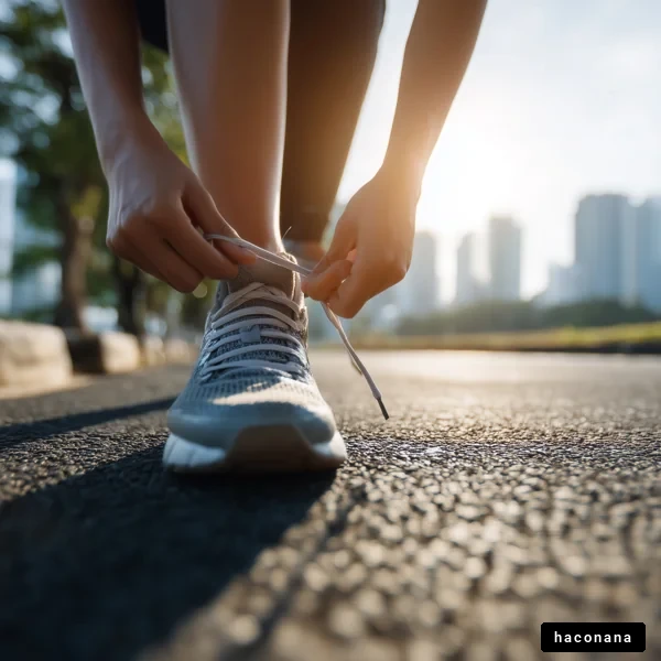 ジョギング前の準備