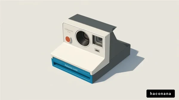 レトロなポラロイドカメラ