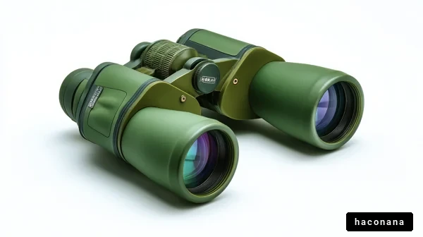 緑色の双眼鏡