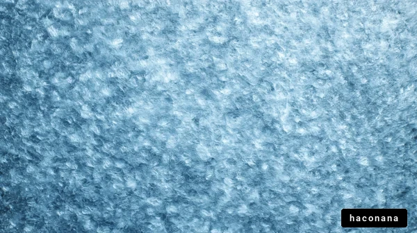 青い泡の質感