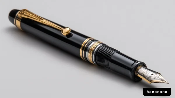 豪華な万年筆の静物