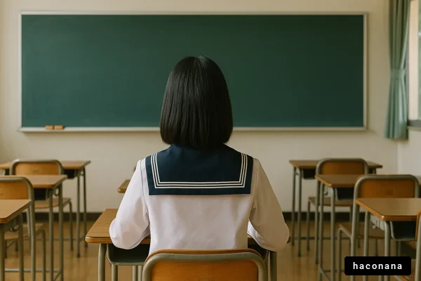 教室での背中の学生