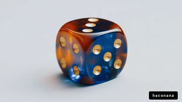 美しいデザインのサイコロ