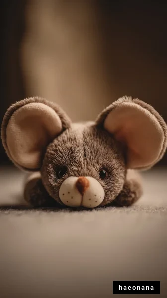 かわいいぬいぐるみのマウス