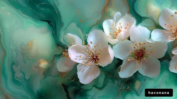 優雅な花のアート