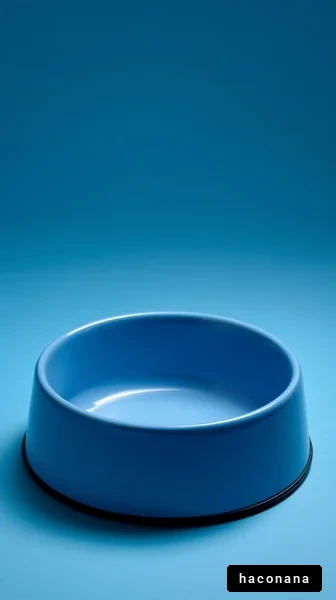 青いペットボウル