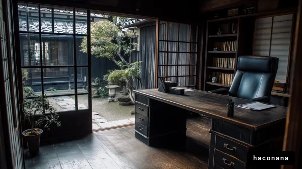 和風の静かな書斎