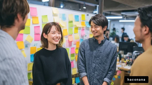 オフィスでの楽しい会話