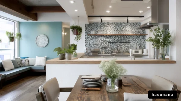 モダンなキッチンの風景