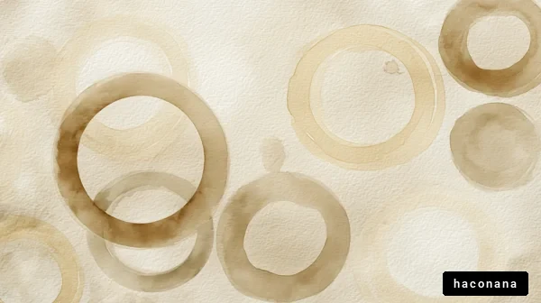 優雅な水彩の円