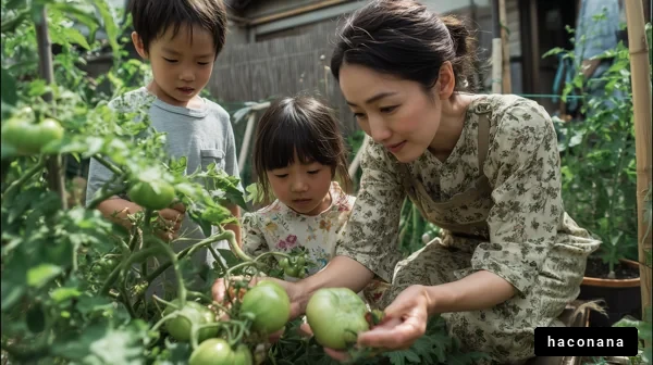 親子で楽しむ家庭菜園