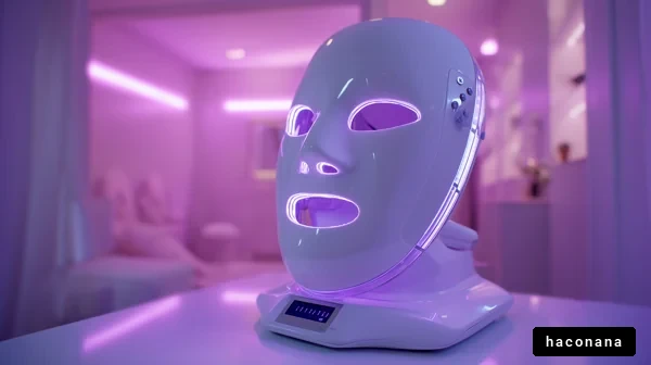 紫色のビューティーマスク