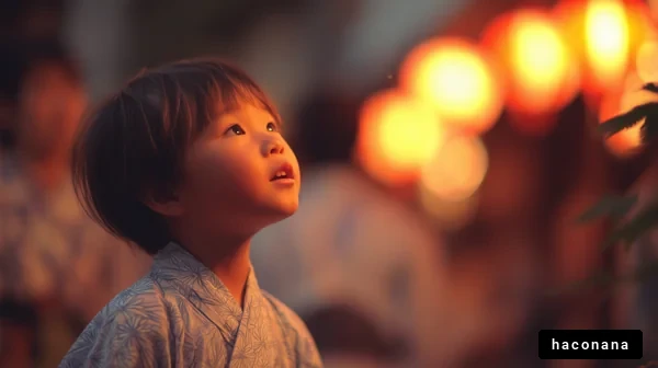 夏祭りを楽しむ子供