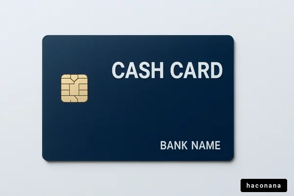 キャッシュカードのイメージ