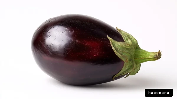 新鮮なナスの写真