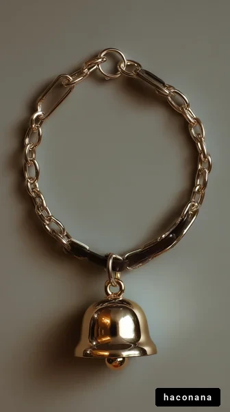オシャレなベル付きブレスレット