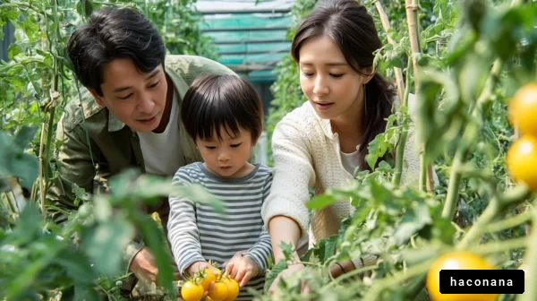 家族で楽しむ収穫体験