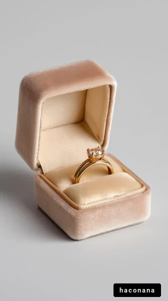美しいリングのケース