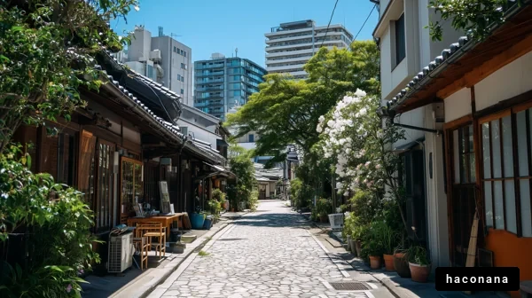 伝統的な街並みの景色