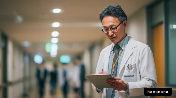 医療現場の男性医師