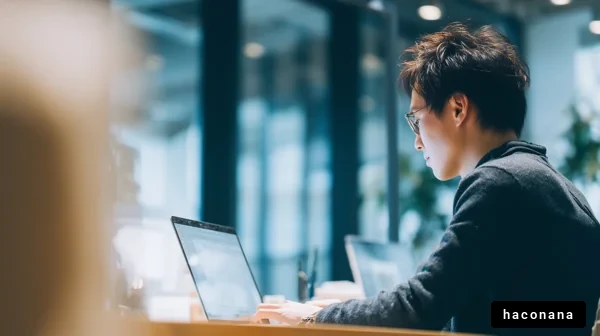 オフィスでの仕事風景