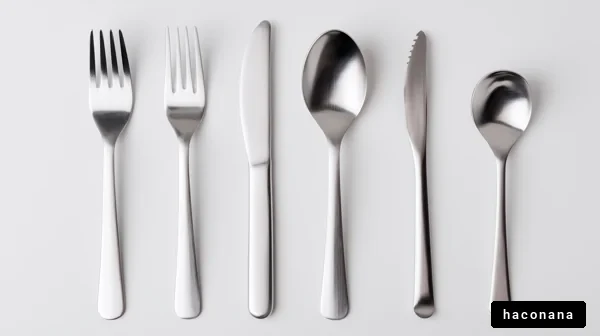 シンプルな食器セット