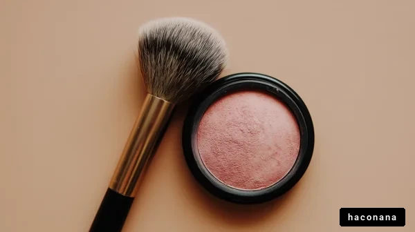 化粧品とブラシの写真