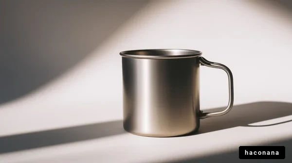 シンプルなステンレスマグ