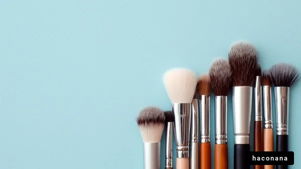 メイクブラシのコレクション