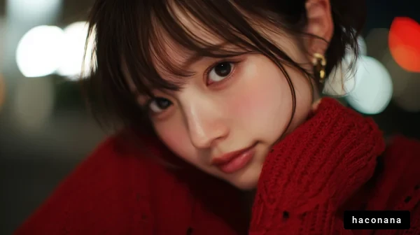 魅力的な女性のポートレート