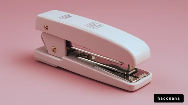 白いホッチキスの美しい画像