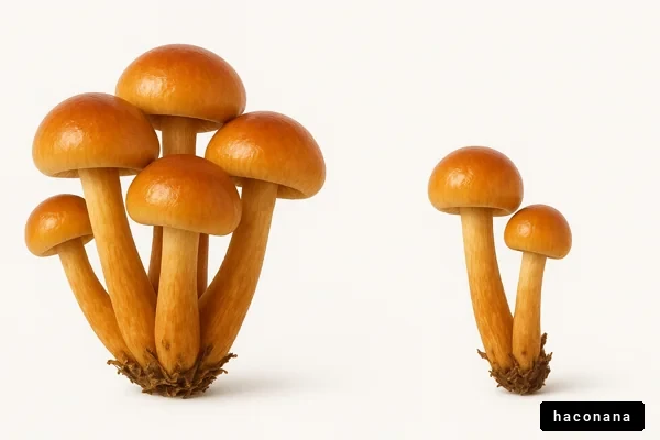 美しいキノコの群れ