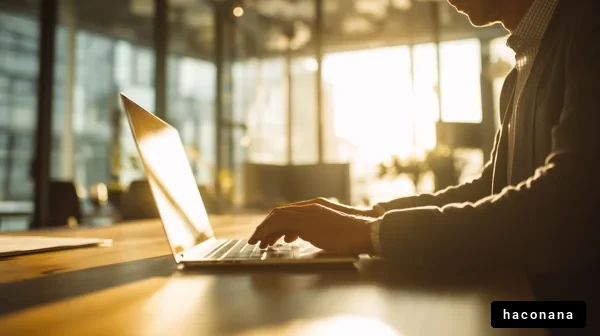 オフィスでの仕事風景